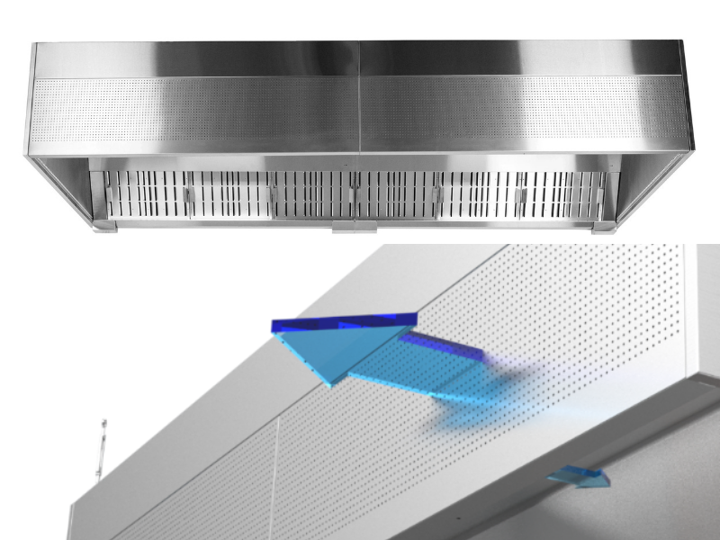 Canopies With Fresh Air System and Lights.
