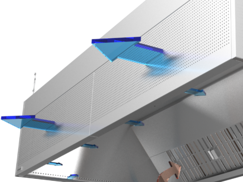 Canopies With Fresh Air System and Lights.